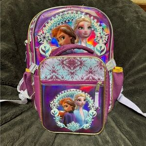 Frozen back pack and lunch box